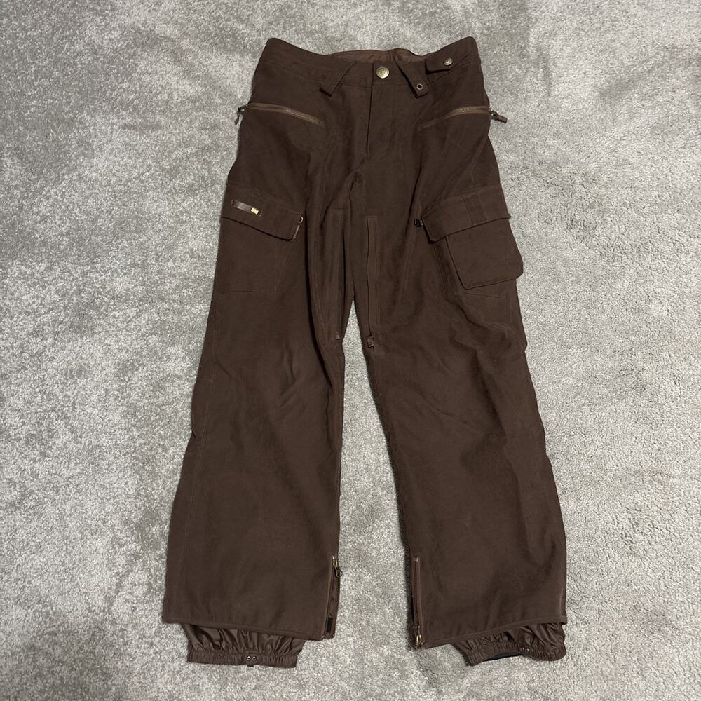Burton DRYRIDE Women’s Snow Pants Size Medium Brown Insulated Cargo
